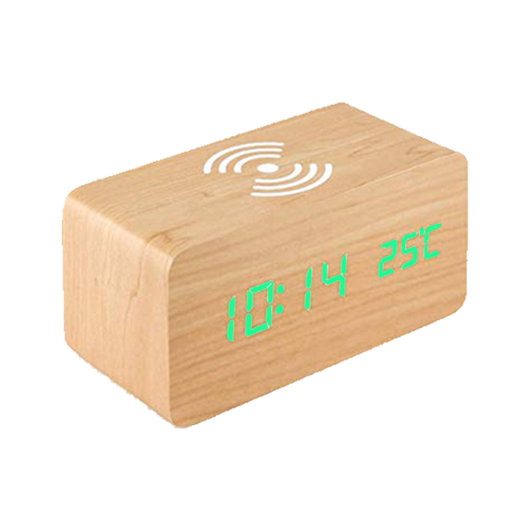 Brown wood with green light